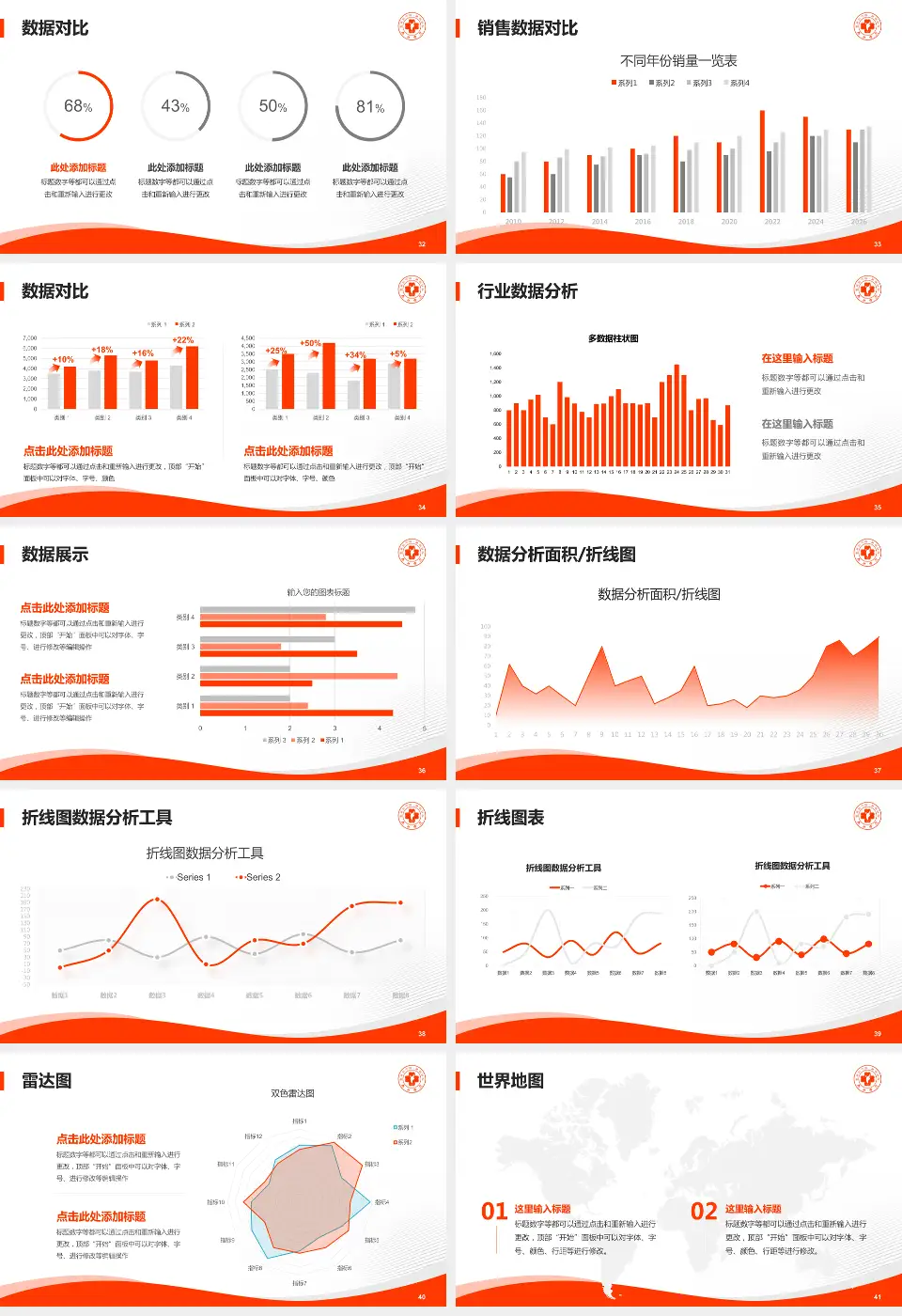 九江学院附属医院会议与研讨会PPT模板16:9格式幻灯片预览图5