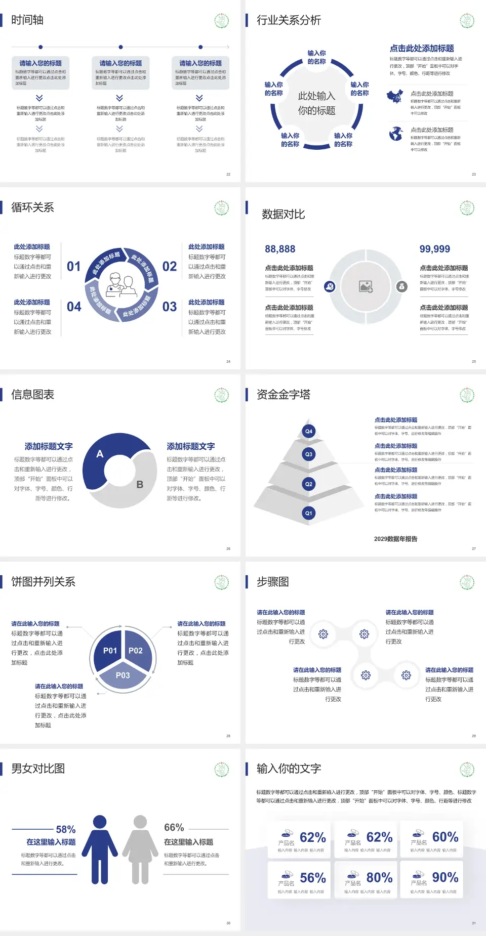 九江市第三人民医院医院管理报告PPT模板4:3格式幻灯片预览图4