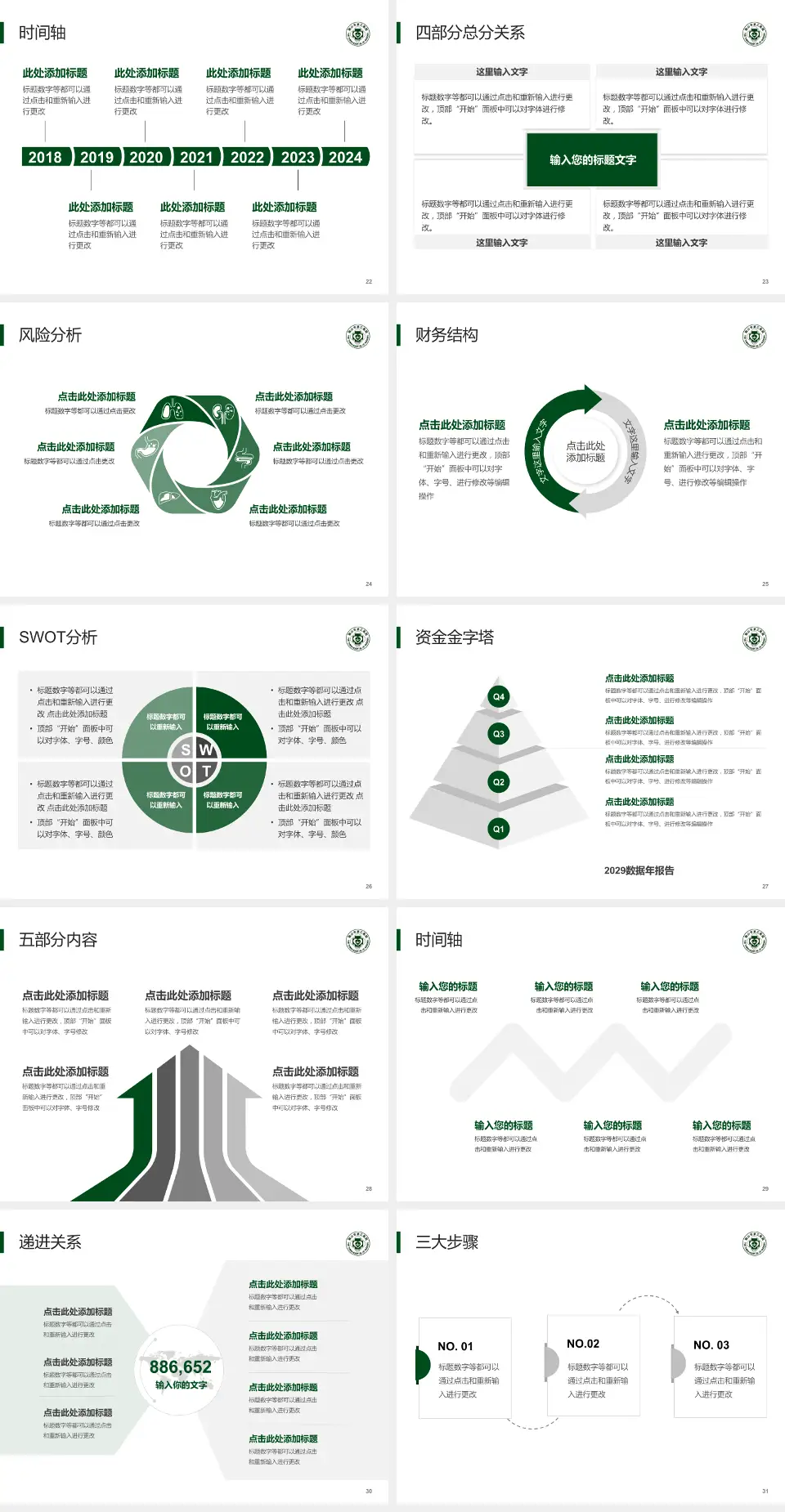 鞍山市第三医院患者教育与指导PPT模板4:3格式幻灯片预览图4