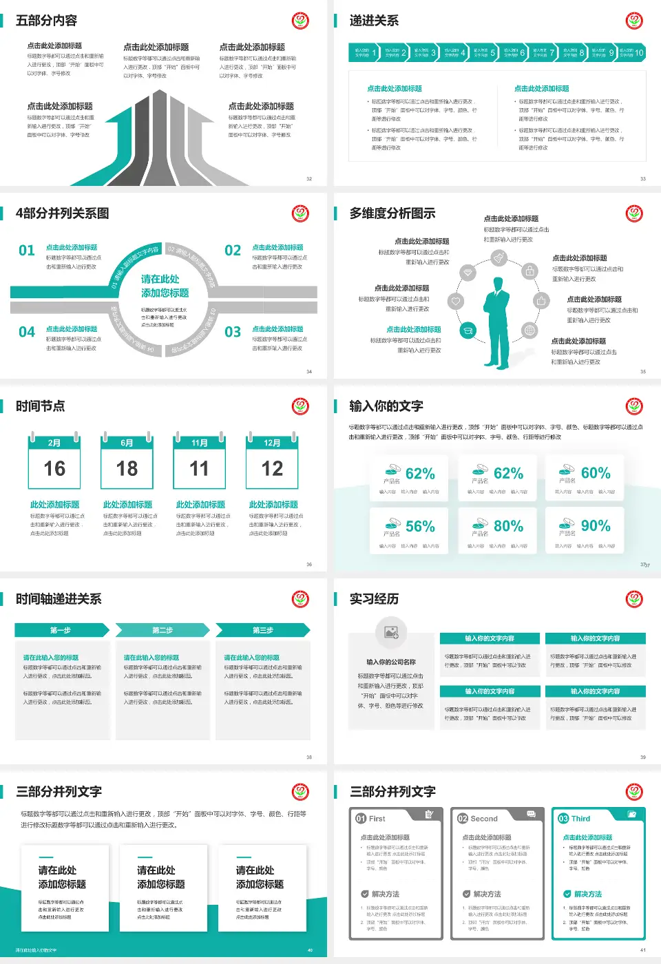 锦州市康宁医院品管圈PDCA演示专用PPT模板16:9格式幻灯片预览图5
