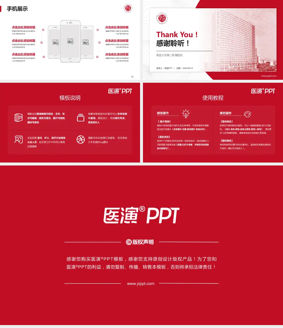 南昌大学第二附属医院医院管理报告PPT模板16:9格式幻灯片预览图7