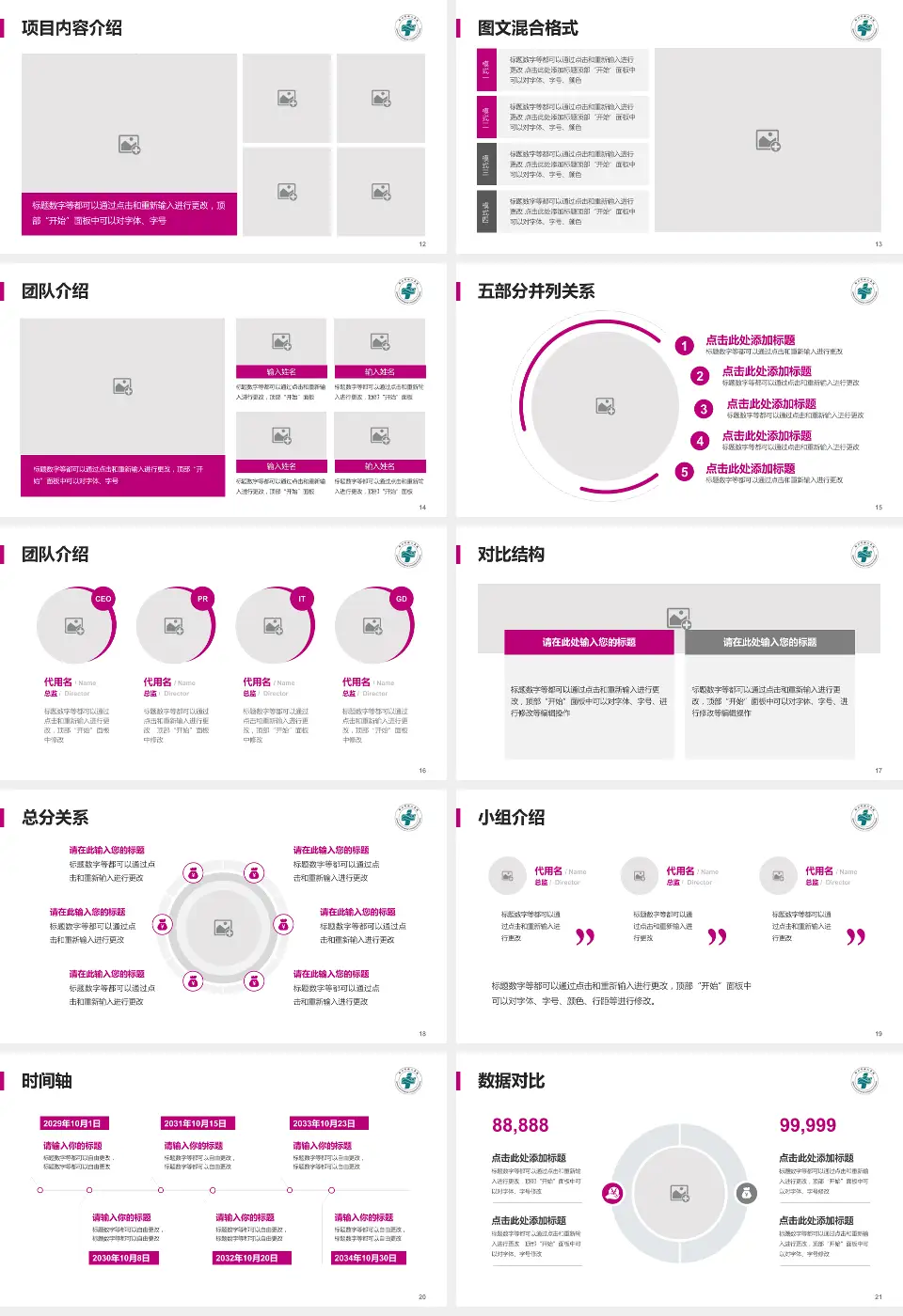 鞍山市妇儿医院医疗知识普及PPT模板16:9格式幻灯片预览图3