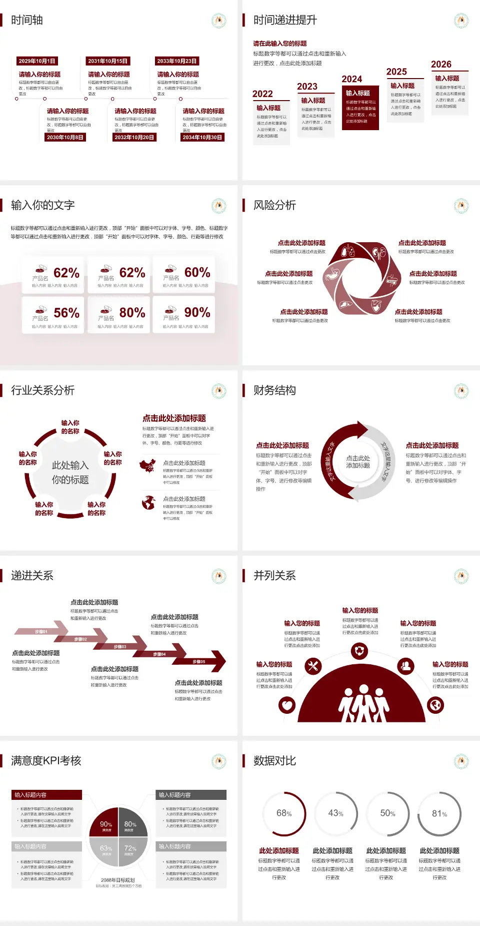 辽宁奉天中医院病例分享与讨论PPT模板4:3格式幻灯片预览图3