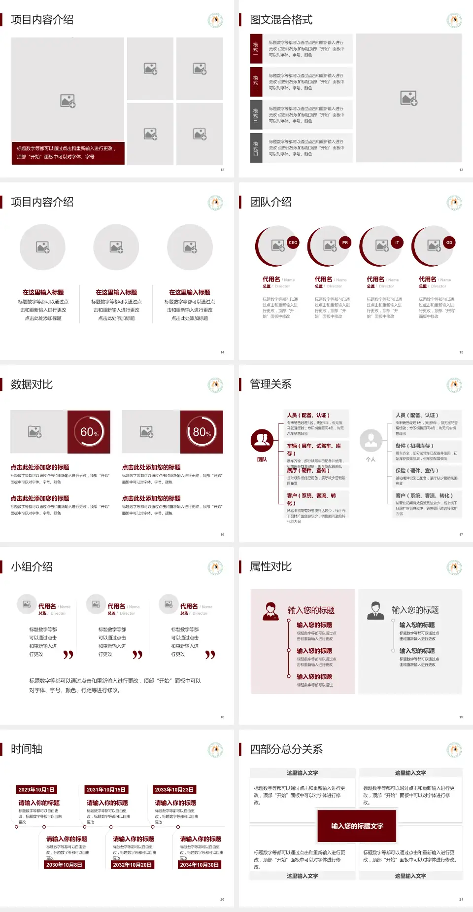 辽宁奉天中医院科室介绍与推广PPT模板4:3格式幻灯片预览图3