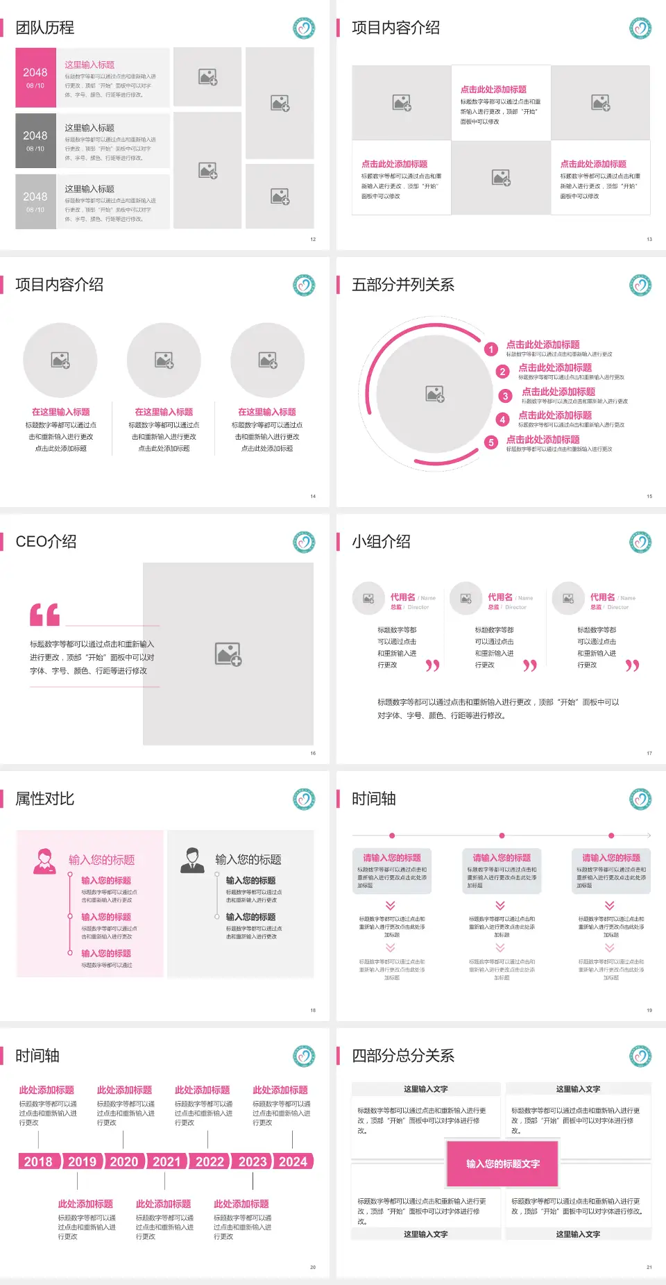九江市妇幼保健院西院区科研成果展示PPT模板4:3格式幻灯片预览图3