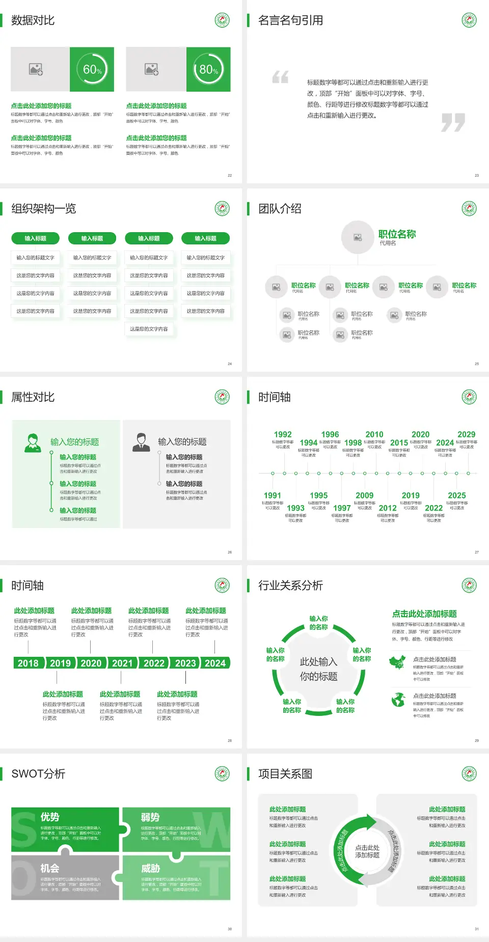宜春市妇幼保健院医院简介/日常通用PPT模板4:3格式幻灯片预览图4
