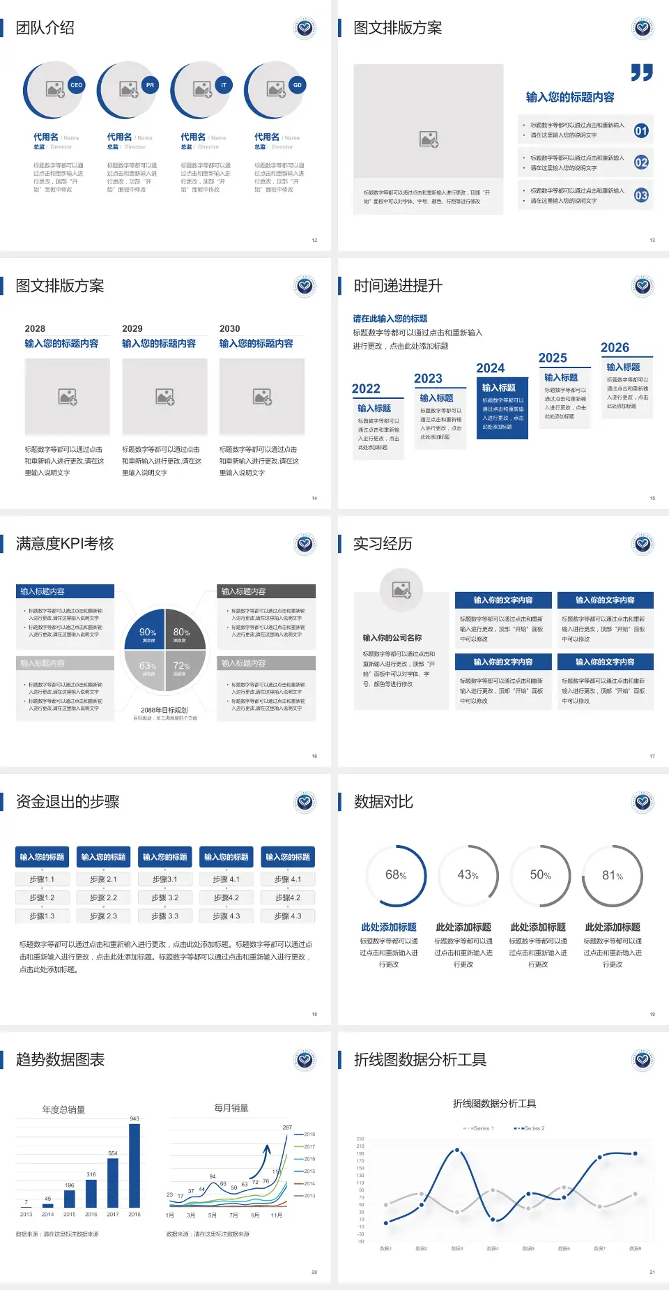 广东省人民医院赣州医院培训与教育PPT模板4:3格式幻灯片预览图3