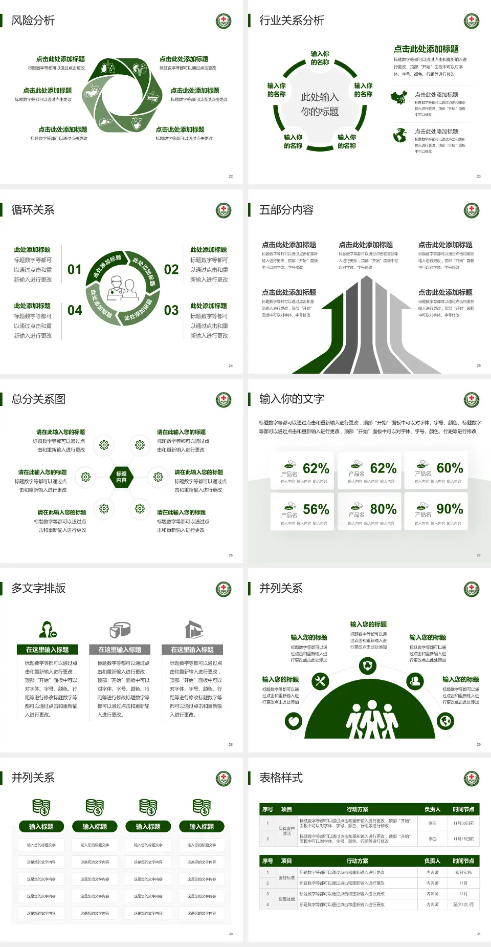 中国人民解放军第九四医院科室介绍与推广PPT模板4:3格式幻灯片预览图4