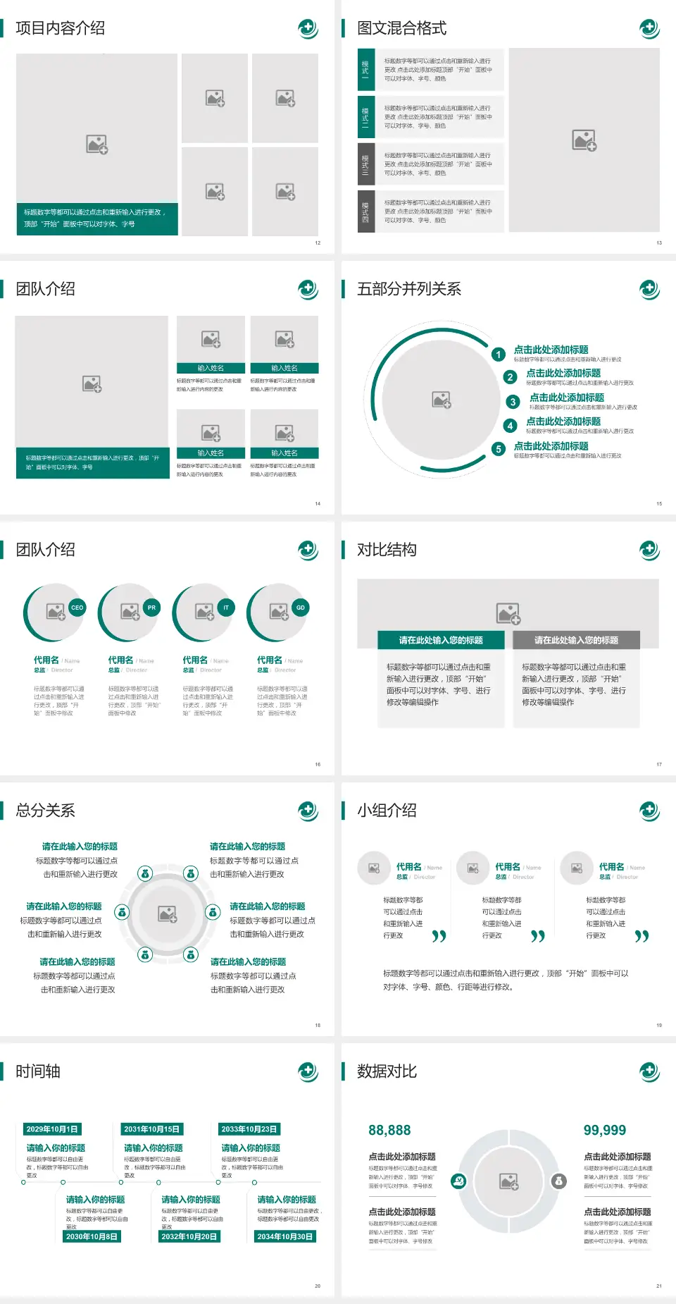 辽宁电力中心医院医疗知识普及PPT模板4:3格式幻灯片预览图3
