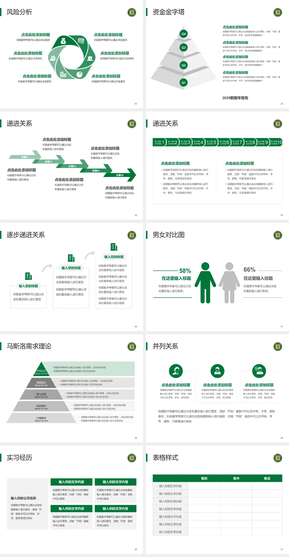丰城市人民医院项目申请与汇报PPT模板4:3格式幻灯片预览图4