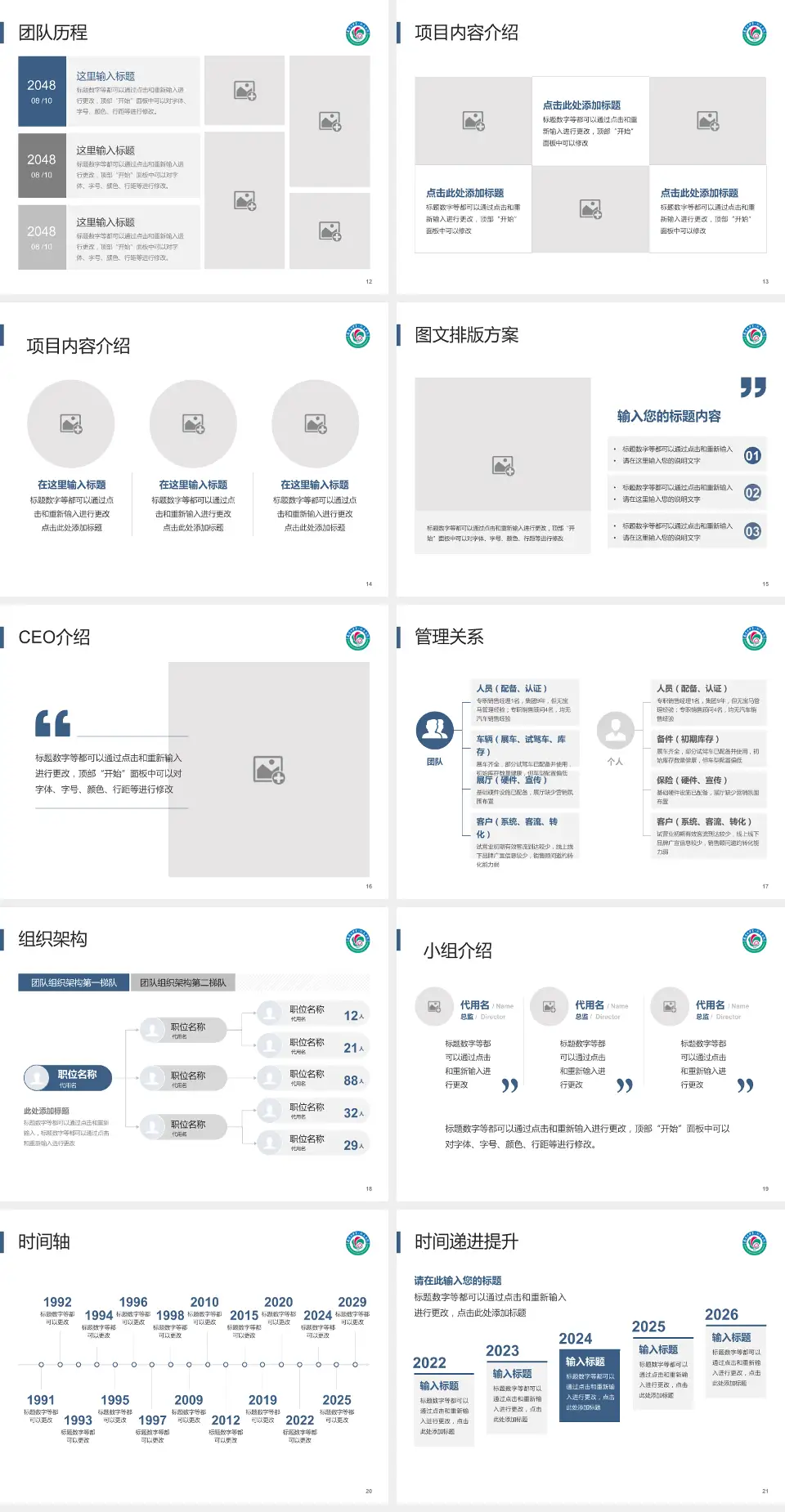 南昌大学第一附属医院医院管理报告PPT模板4:3格式幻灯片预览图3