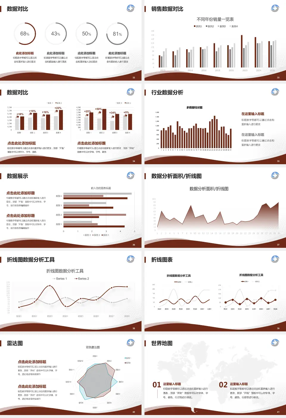 辽宁中医药大学附属第四医院会议与研讨会PPT模板16:9格式幻灯片预览图5