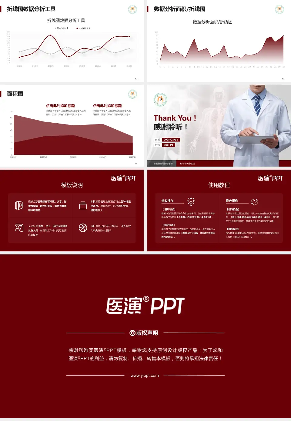 辽宁奉天中医院患者教育与指导PPT模板16:9格式幻灯片预览图7