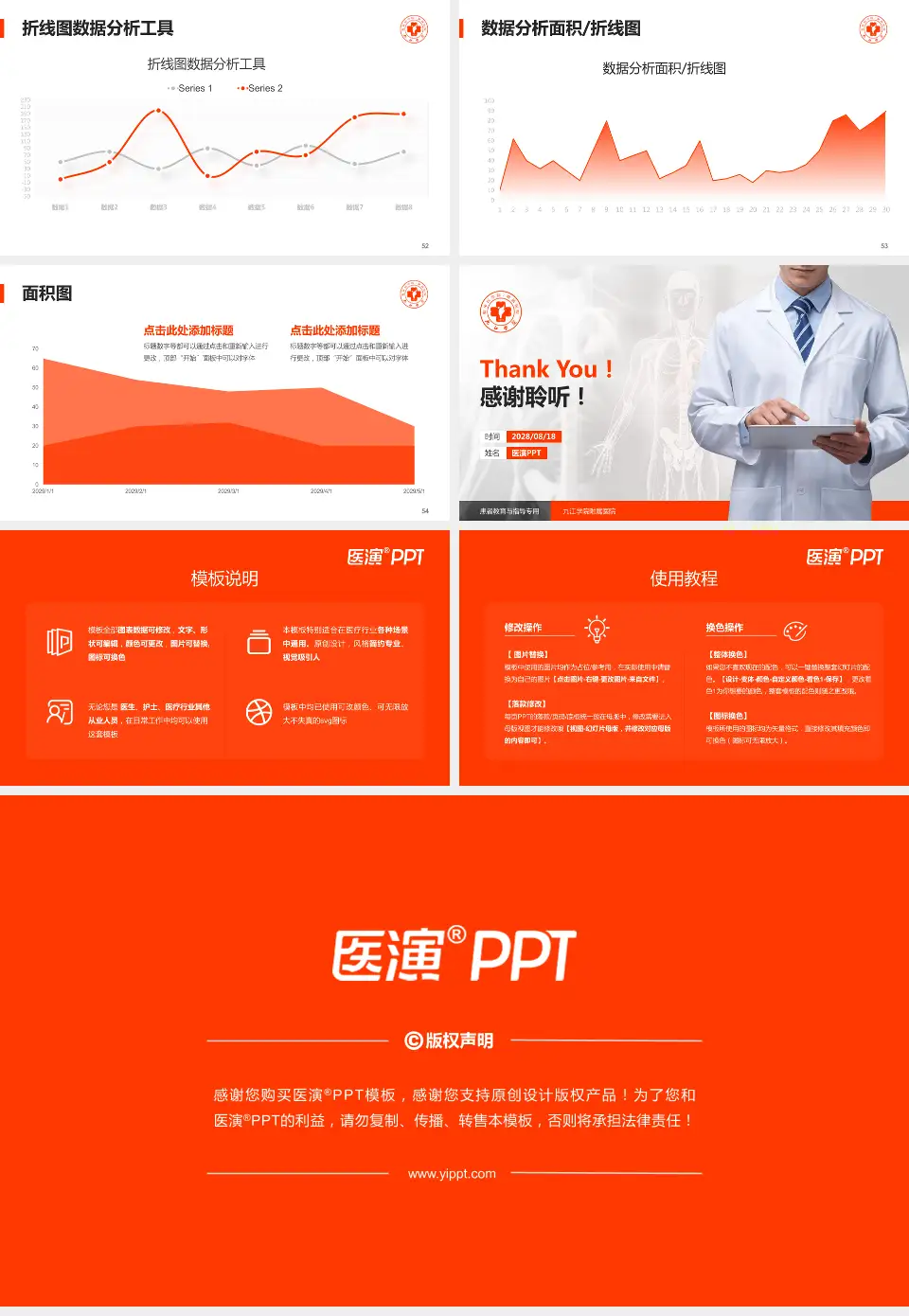 九江学院附属医院患者教育与指导PPT模板16:9格式幻灯片预览图7