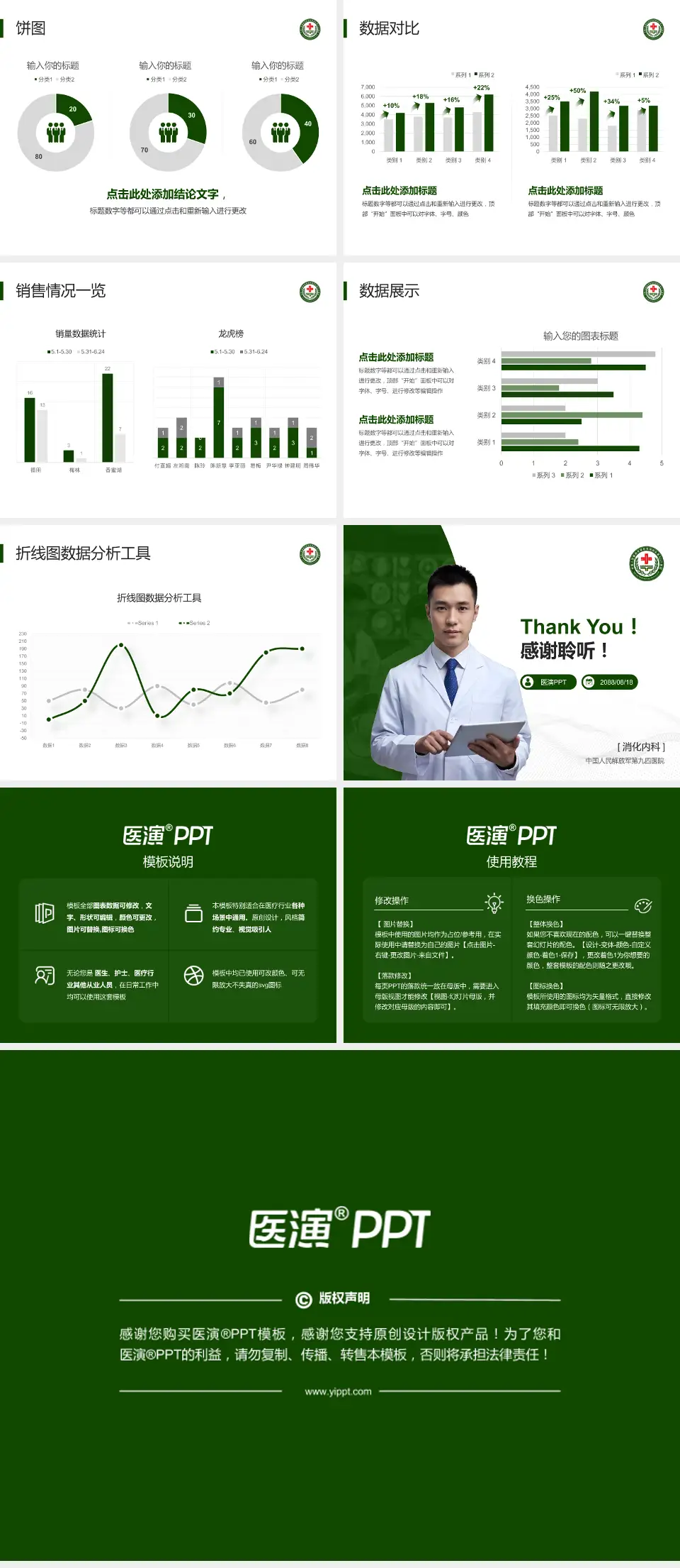 中国人民解放军第九四医院病例分享与讨论PPT模板4:3格式幻灯片预览图4