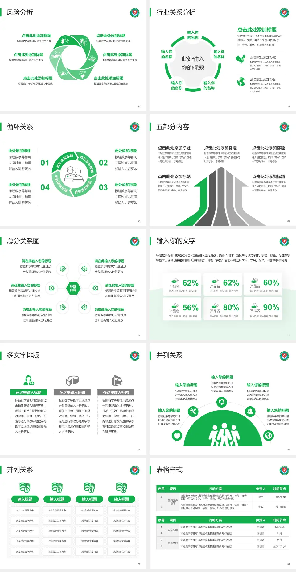 吉安市妇幼保健院科室介绍与推广PPT模板4:3格式幻灯片预览图4