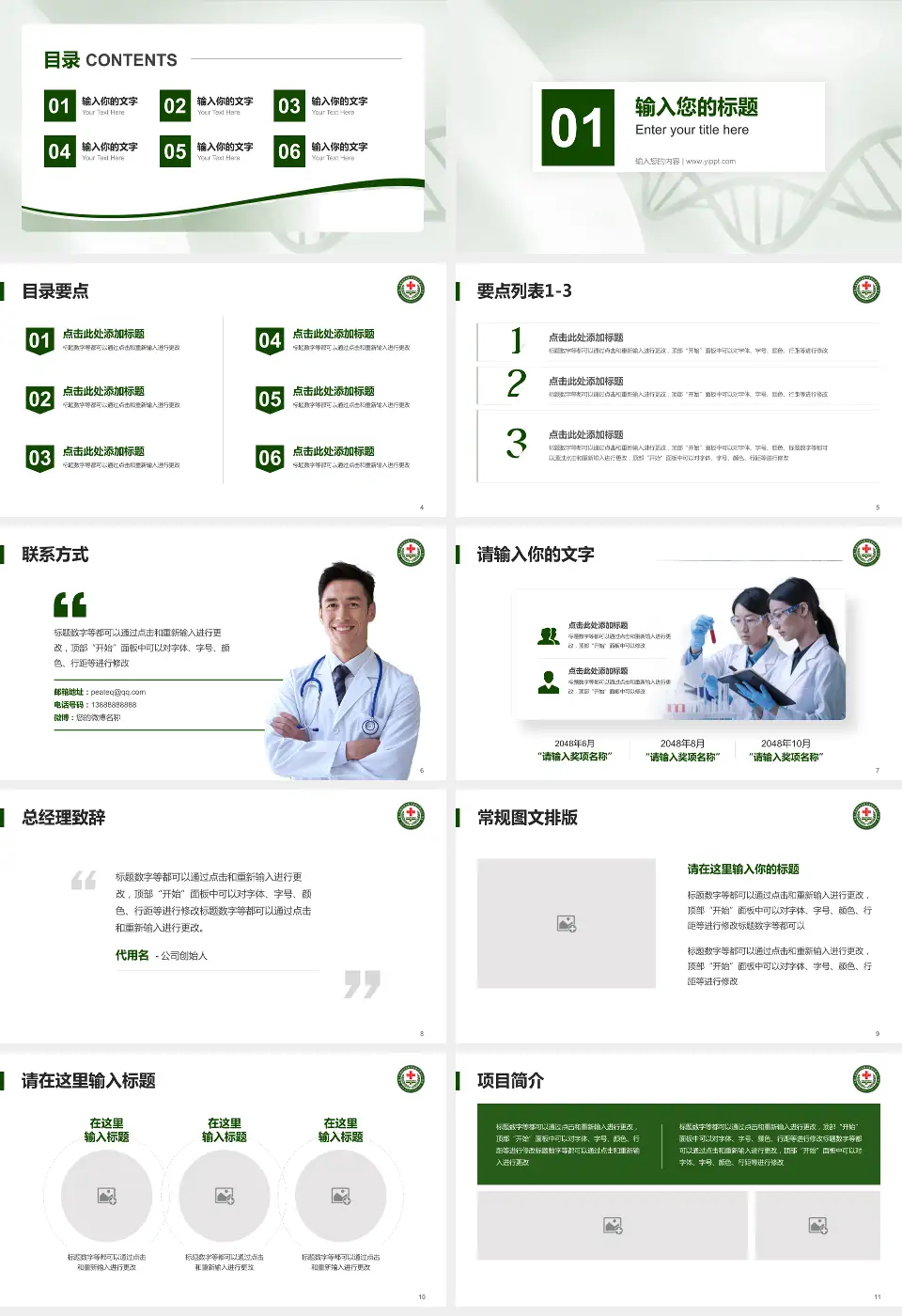 中国人民解放军第九四医院项目申请与汇报PPT模板16:9格式幻灯片预览图2