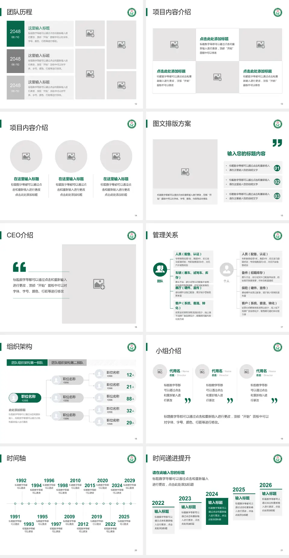 吉安市第三人民医院医院管理报告PPT模板4:3格式幻灯片预览图3