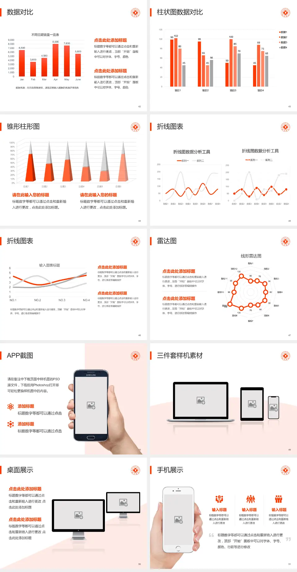 九江学院附属医院西院医院管理报告PPT模板4:3格式幻灯片预览图6