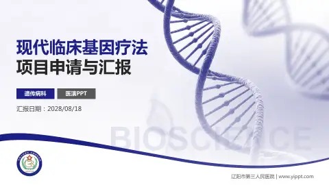 辽阳市第三人民医院项目申请与汇报PPT模板