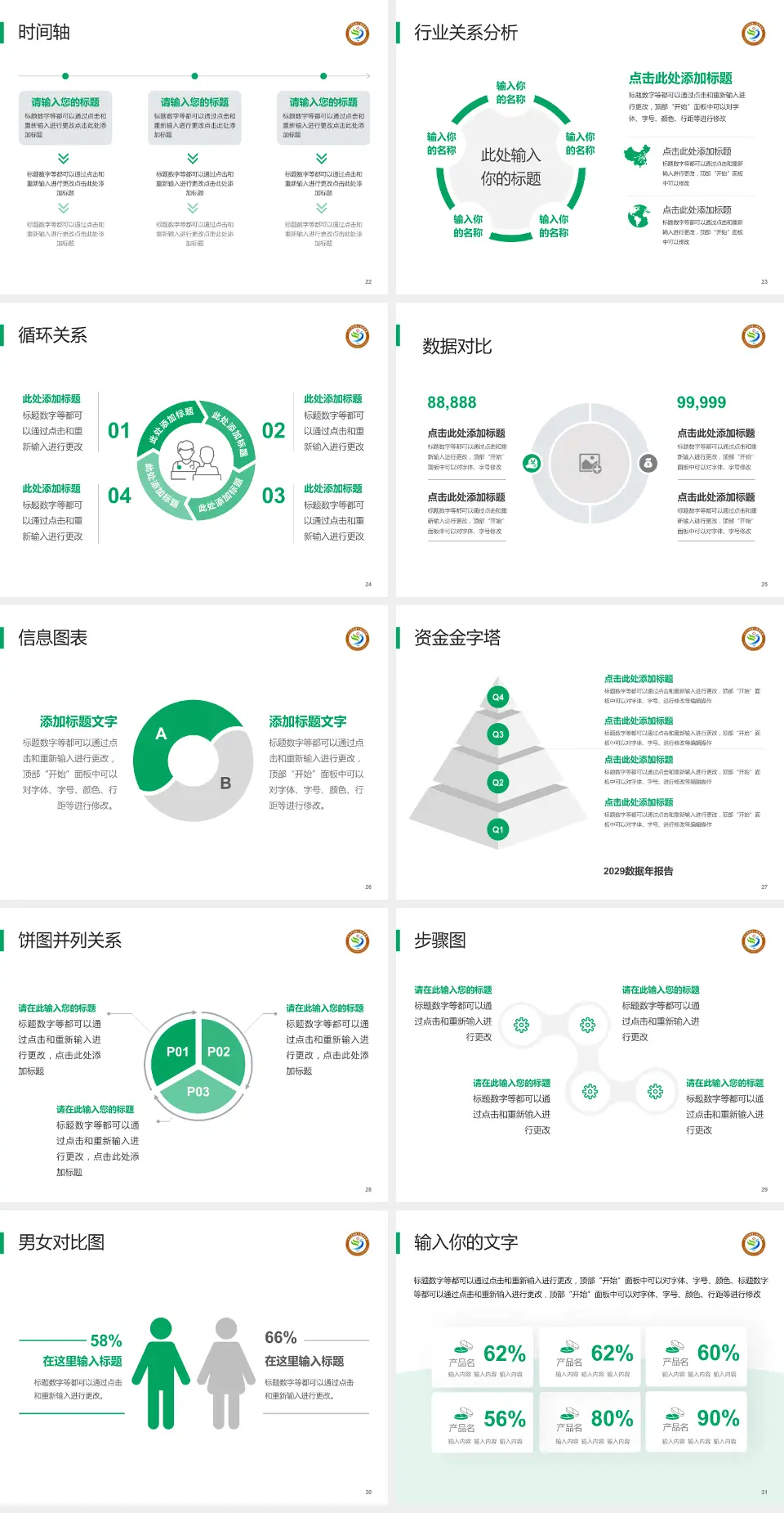九江学院第二附属医院医院管理报告PPT模板4:3格式幻灯片预览图4
