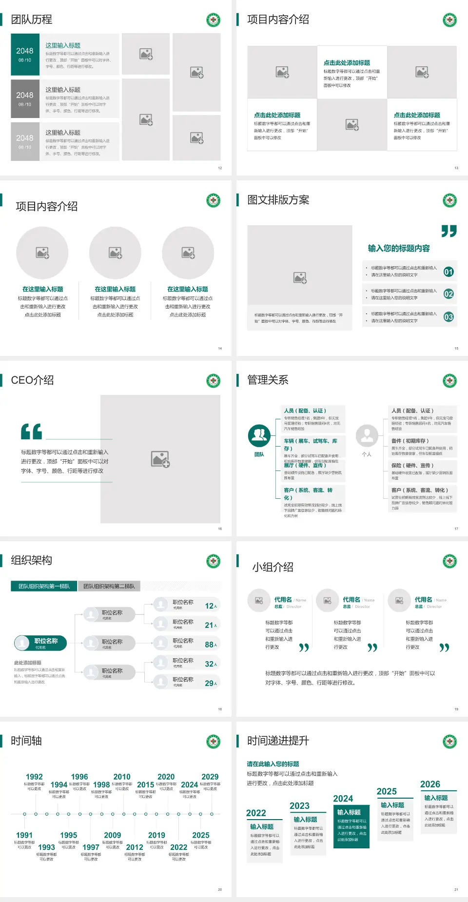 铁岭市中心医院医院管理报告PPT模板4:3格式幻灯片预览图3
