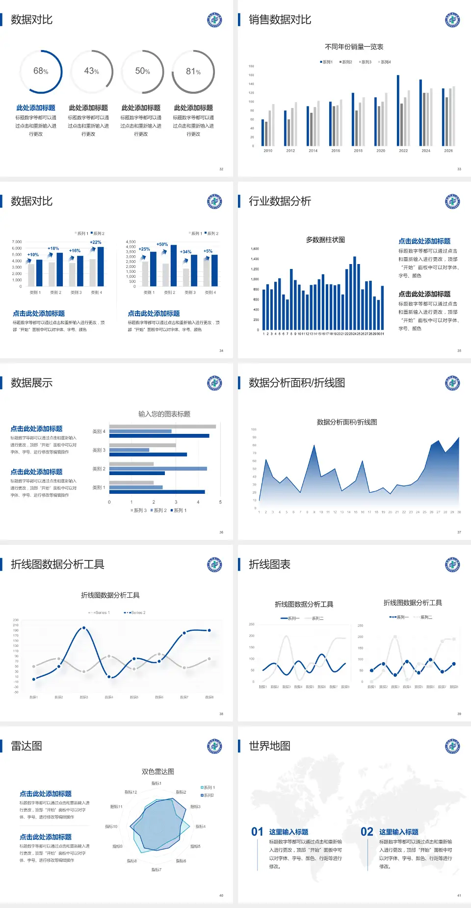 南昌市第一医院会议与研讨会PPT模板4:3格式幻灯片预览图5