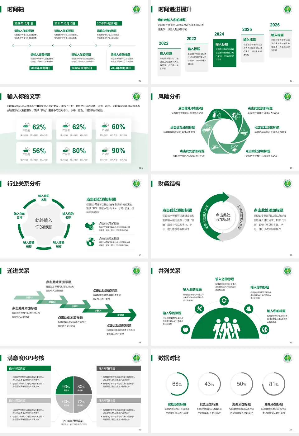 辽宁省肿瘤医院病例分享与讨论PPT模板16:9格式幻灯片预览图3