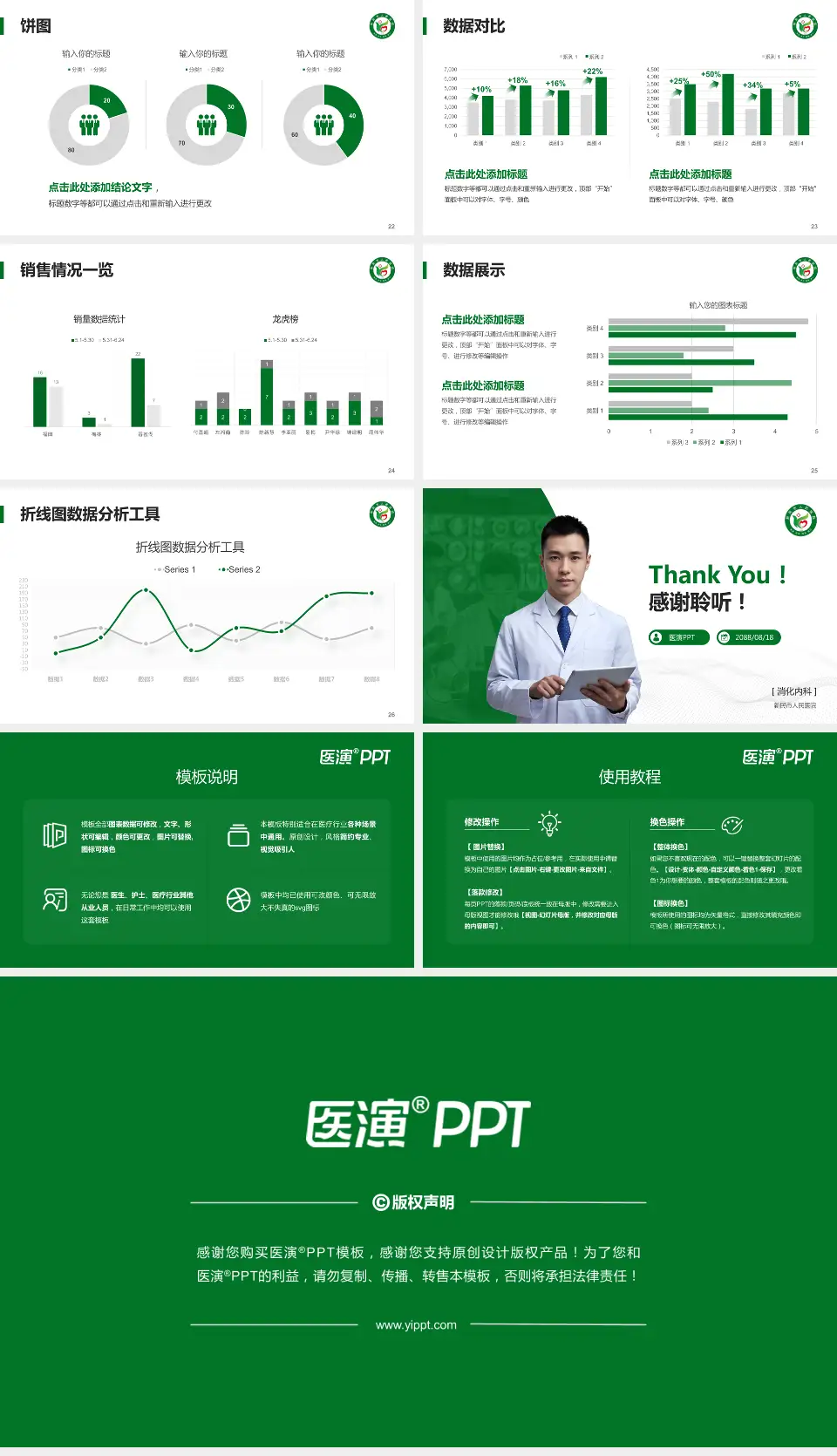 新民市人民医院病例分享与讨论PPT模板16:9格式幻灯片预览图4