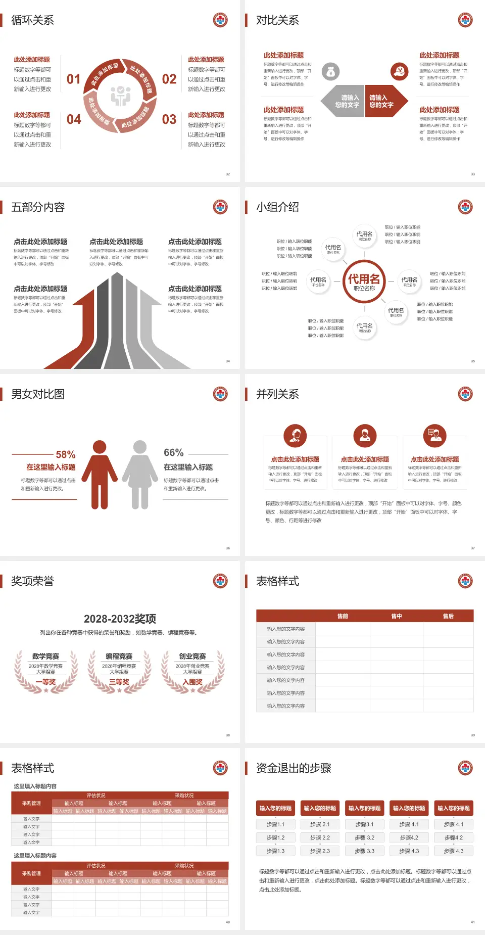 大连市第二人民医院分院医院简介/日常通用PPT模板4:3格式幻灯片预览图5