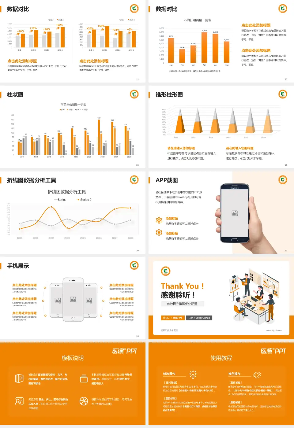 抚顺矿务局总医院财务与预算报告PPT模板16:9格式幻灯片预览图4
