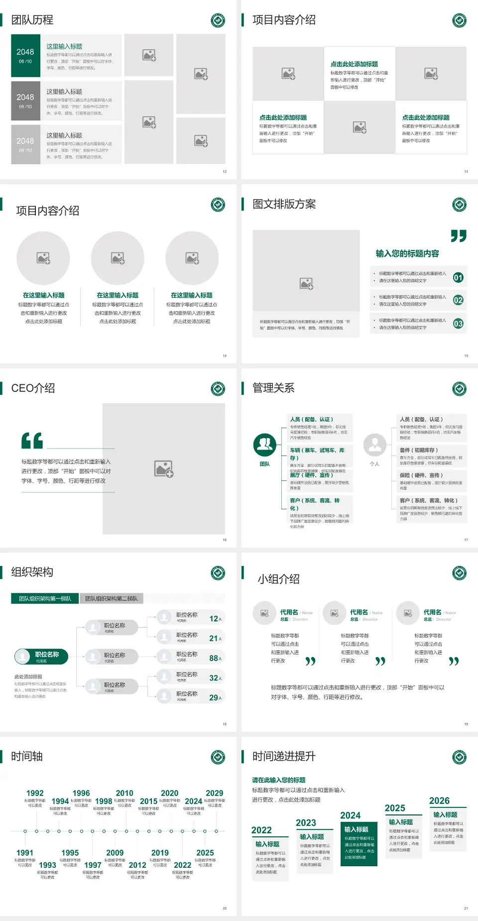 大连市第三人民医院医院管理报告PPT模板4:3格式幻灯片预览图3