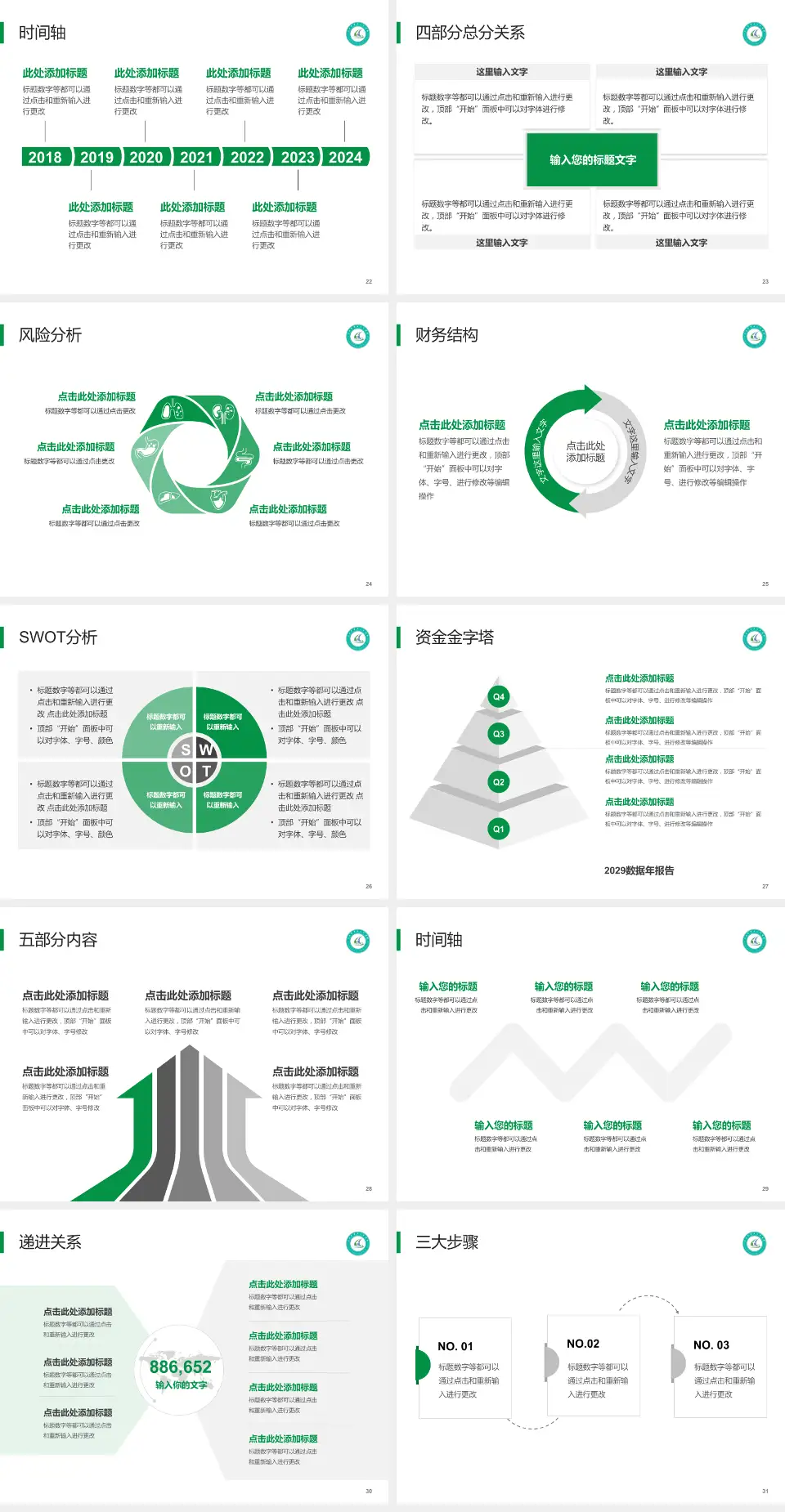 大连市第五人民医院患者教育与指导PPT模板4:3格式幻灯片预览图4