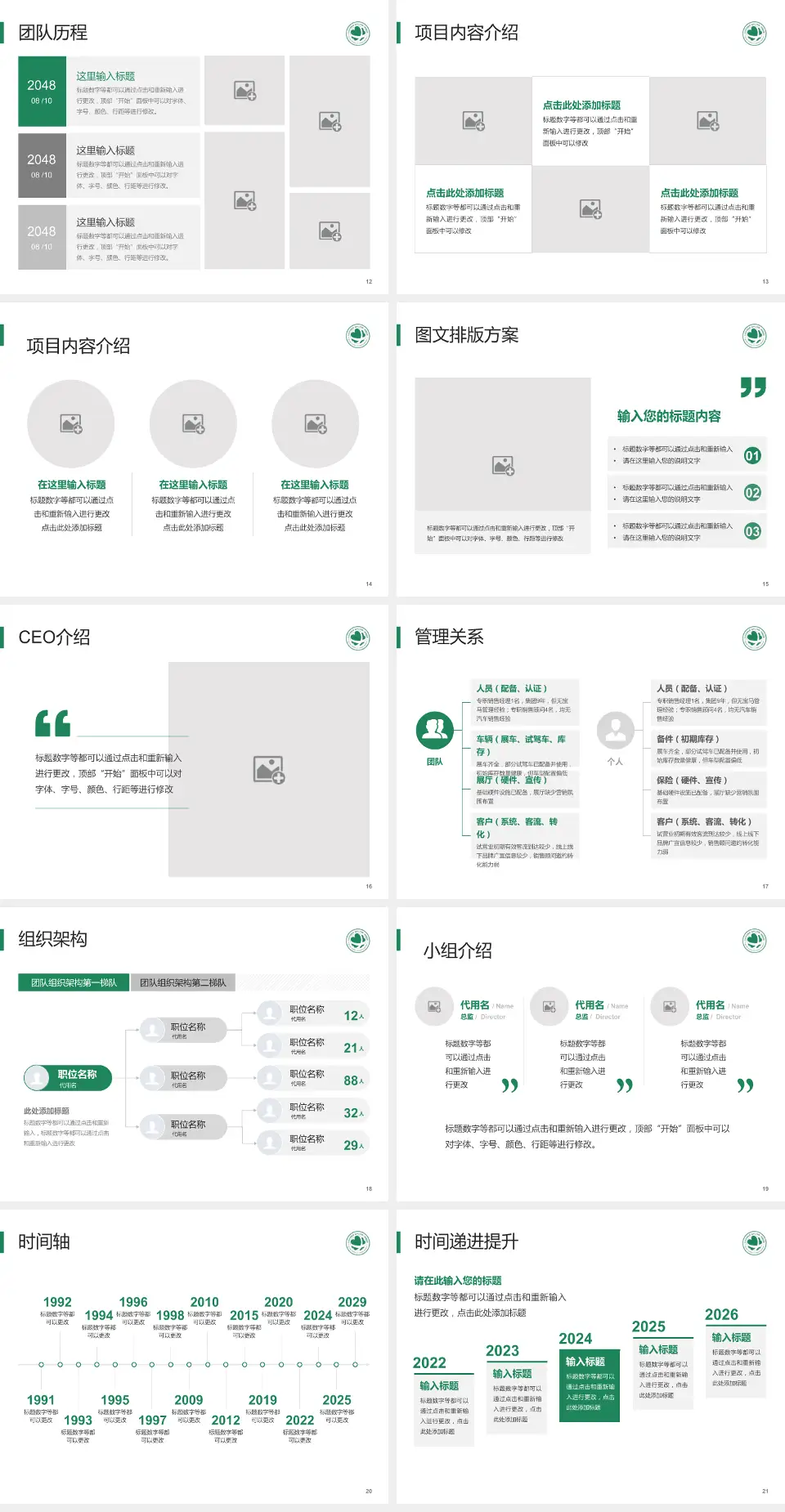 北京华信医院医院管理报告PPT模板4:3格式幻灯片预览图3
