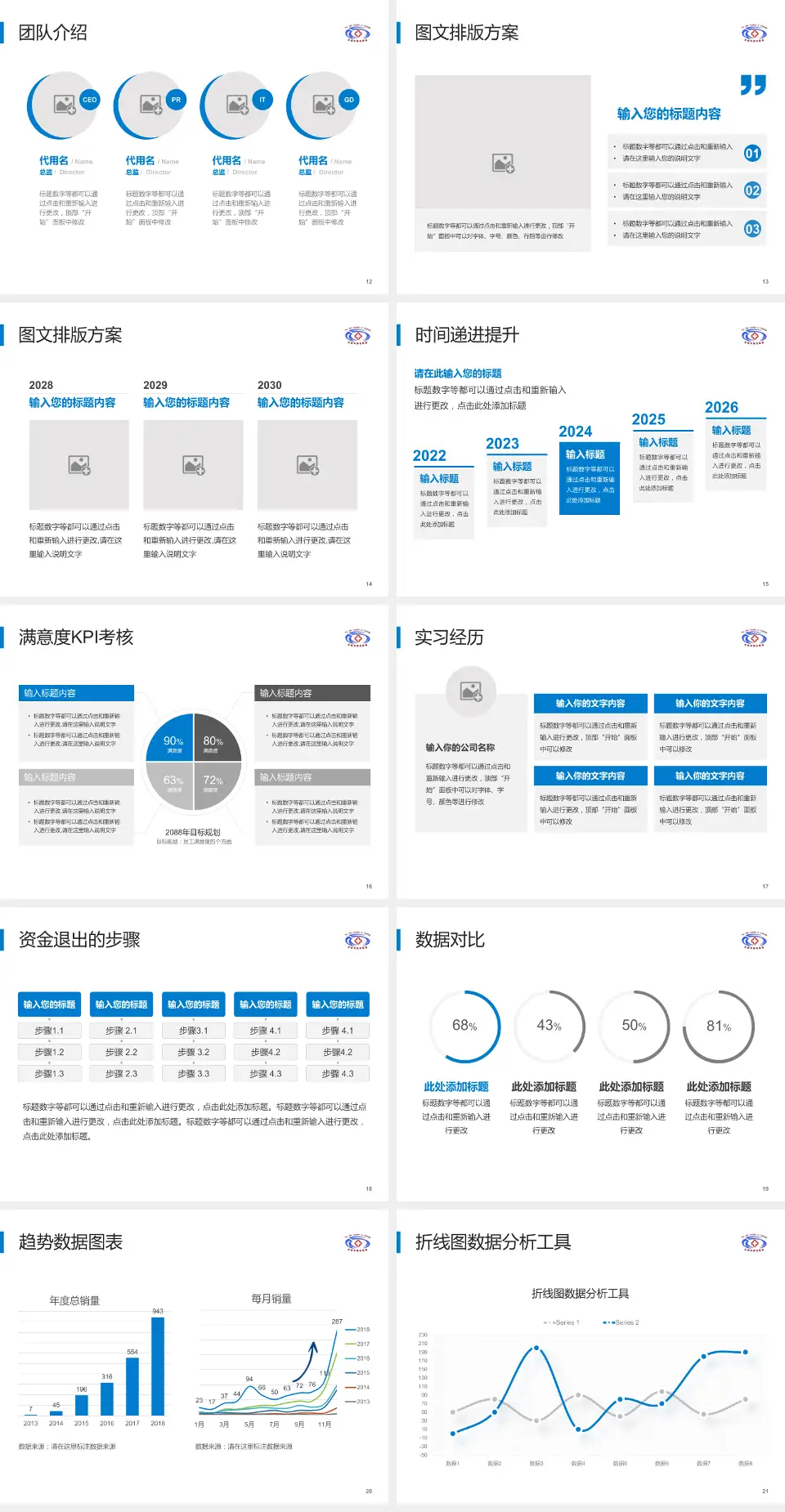 抚顺市第五医院培训与教育PPT模板4:3格式幻灯片预览图3