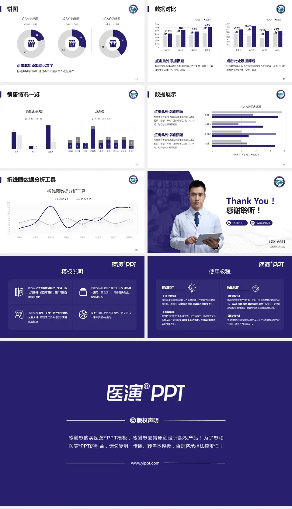 沈阳市肛肠医院病例分享与讨论PPT模板16:9格式幻灯片预览图4