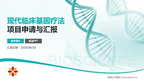 盘锦辽河医院项目申请与汇报PPT模板