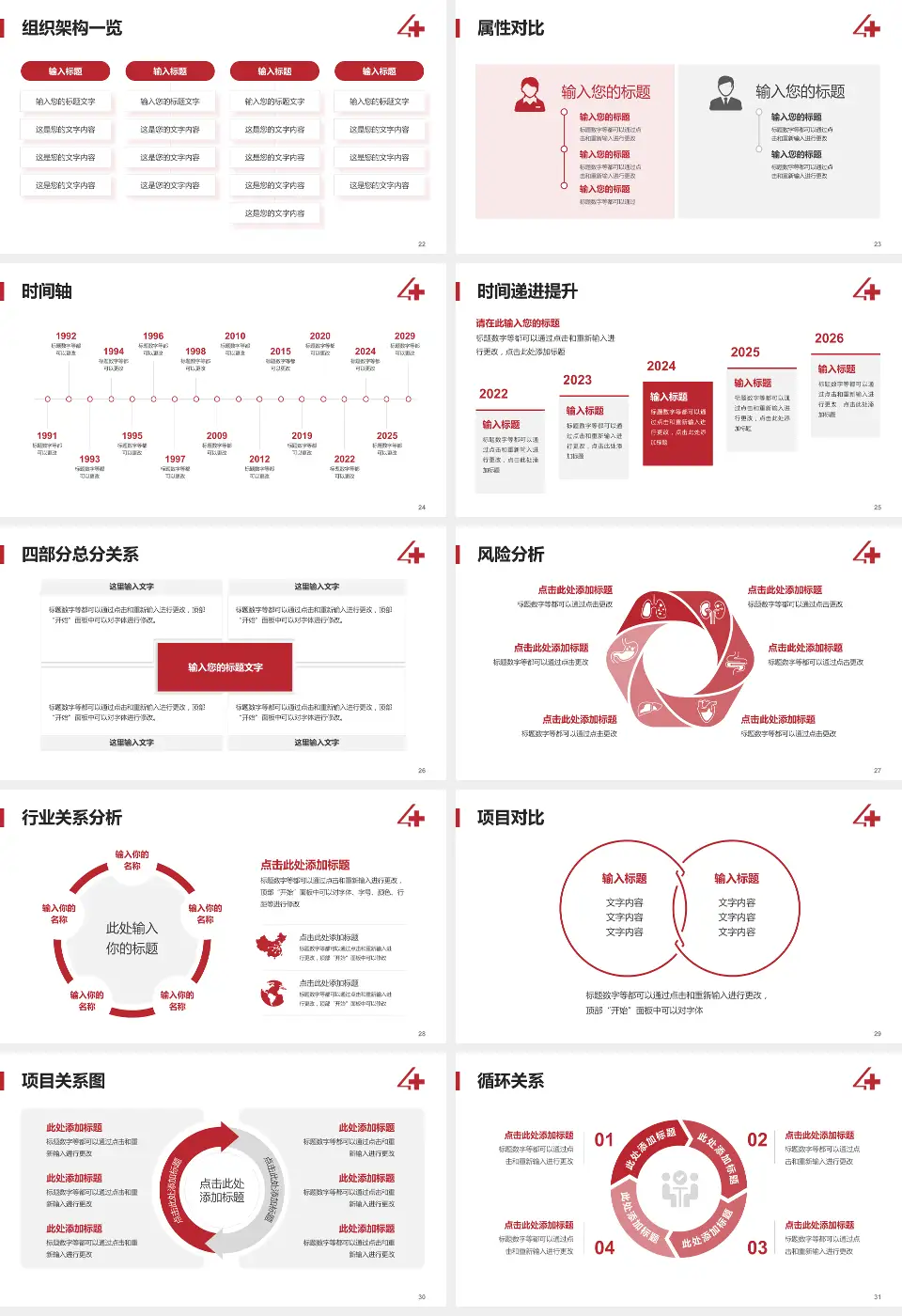 沈阳市第四人民医院医疗行业比赛专用PPT模板16:9格式幻灯片预览图4
