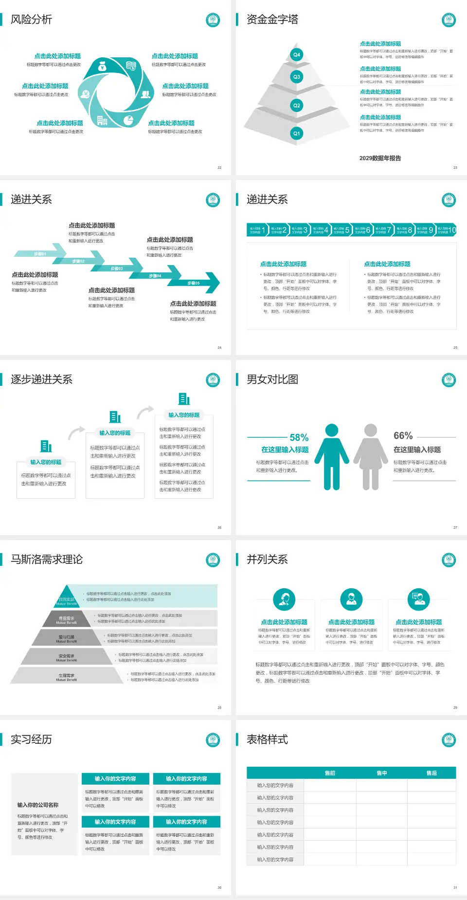 大连大学附属中山医院项目申请与汇报PPT模板4:3格式幻灯片预览图4