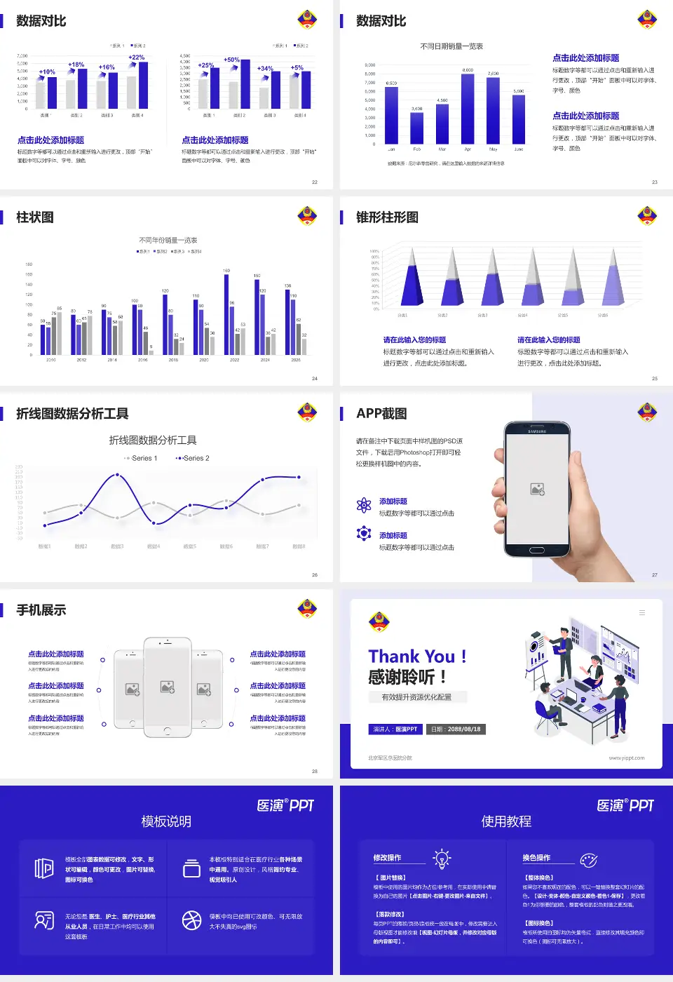 北京军区总医院分院财务与预算报告PPT模板16:9格式幻灯片预览图4