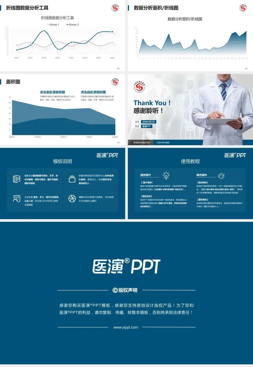 沈阳市骨科医院患者教育与指导PPT模板16:9格式幻灯片预览图7