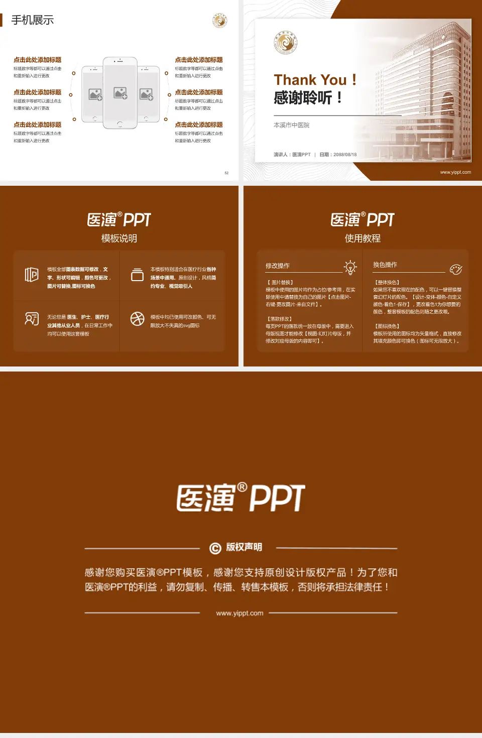 本溪市中医院医院管理报告PPT模板4:3格式幻灯片预览图7