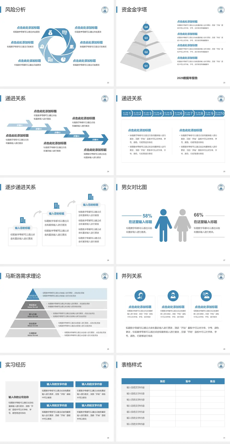 沈阳市口腔医院项目申请与汇报PPT模板4:3格式幻灯片预览图4