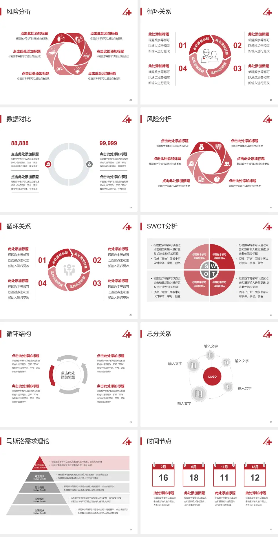 沈阳市第四人民医院科研成果展示PPT模板4:3格式幻灯片预览图4