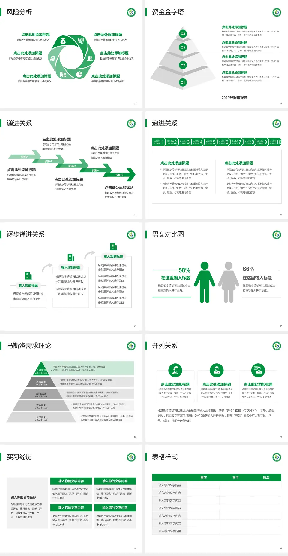 抚顺市第二医院项目申请与汇报PPT模板4:3格式幻灯片预览图4