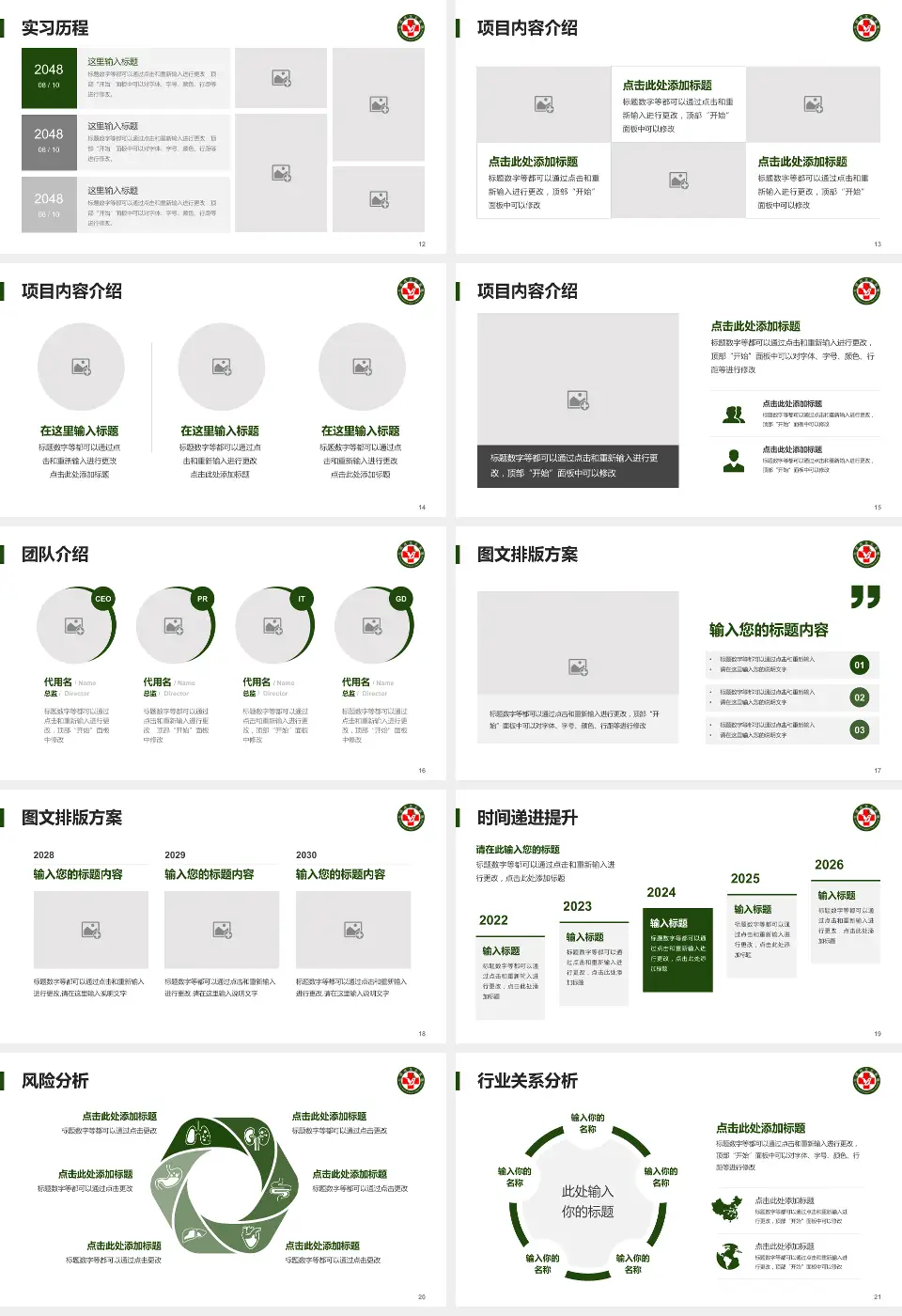 北部战区总医院个人求职应聘简历PPT模板16:9格式幻灯片预览图3