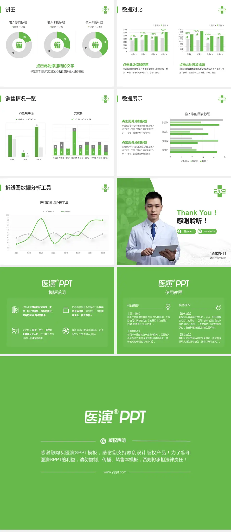 沈阳二四二医院病例分享与讨论PPT模板4:3格式幻灯片预览图4