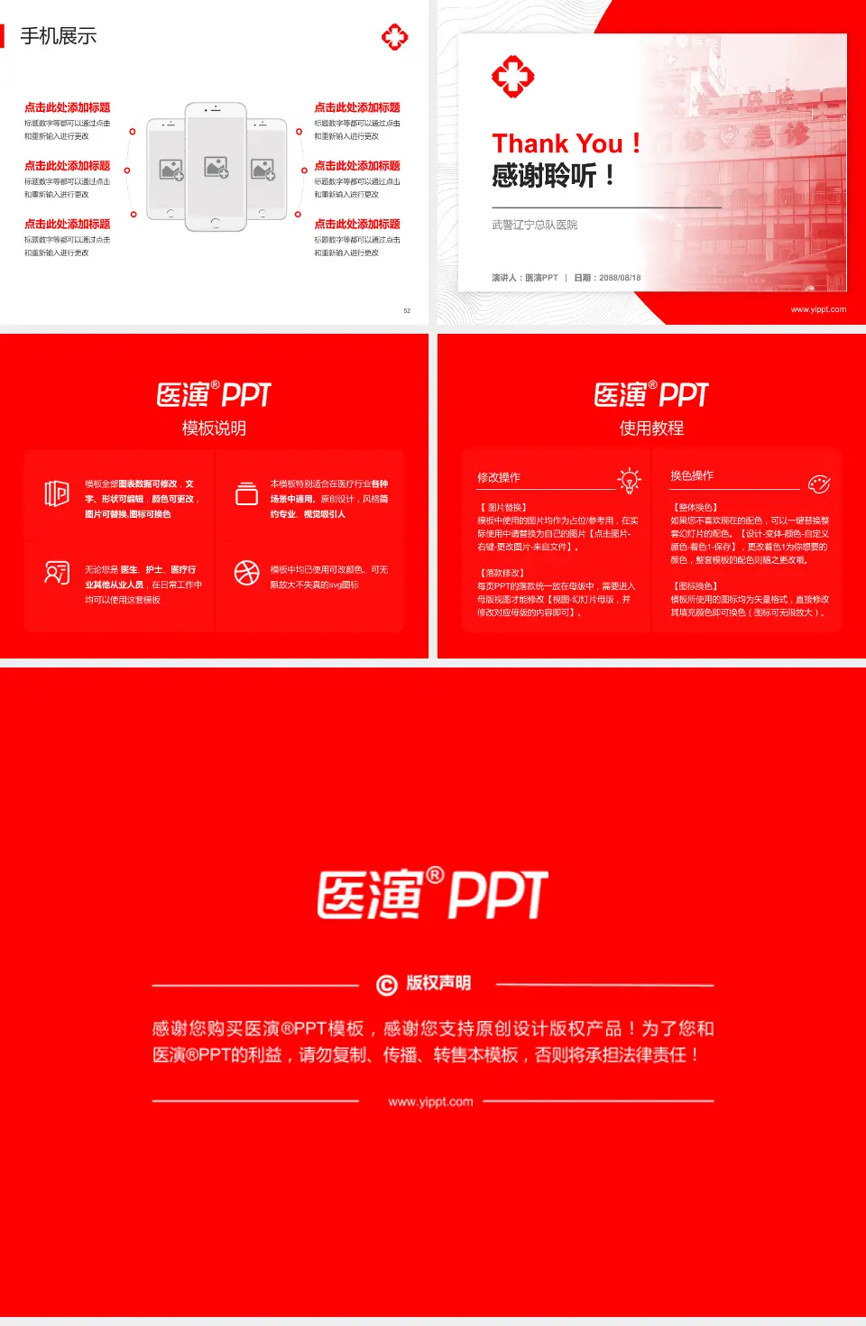 武警辽宁总队医院医院管理报告PPT模板4:3格式幻灯片预览图7