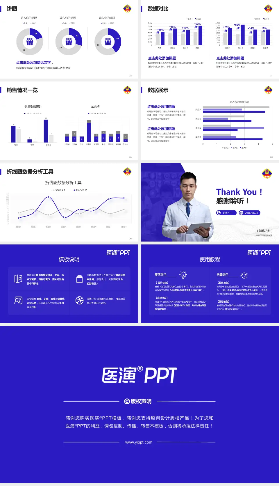 北京军区总医院分院病例分享与讨论PPT模板16:9格式幻灯片预览图4