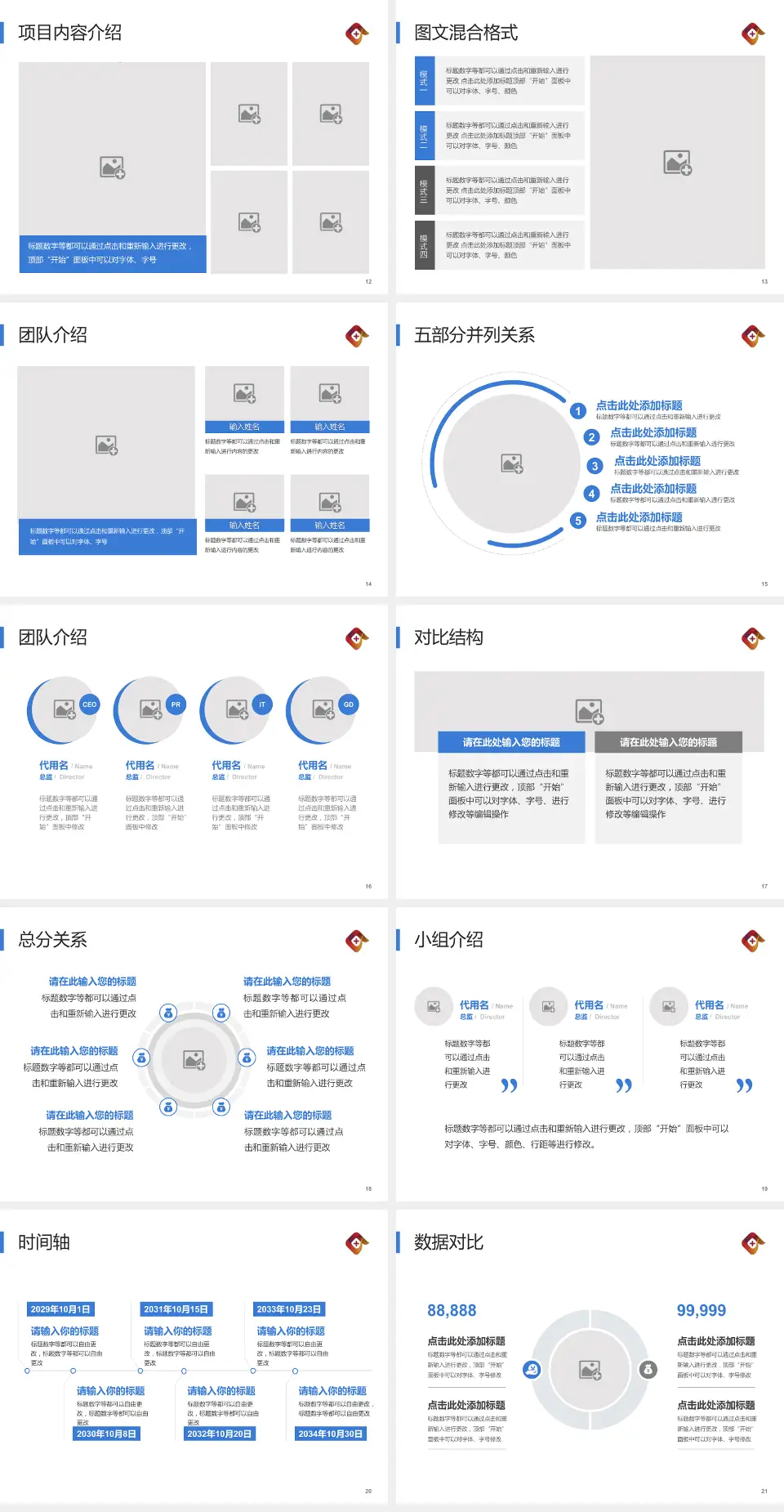 朝阳市中心医院医疗知识普及PPT模板4:3格式幻灯片预览图3